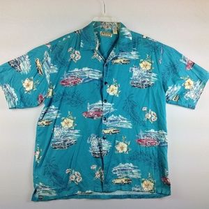 Designs For Him Shirt Men XXL 2XL Hawaiian Camp